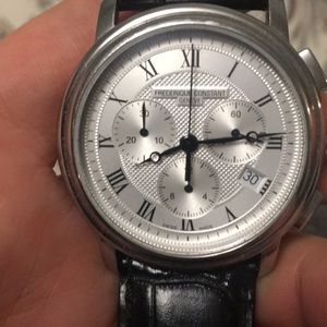 Men’s classic leather watch Frederique Constant